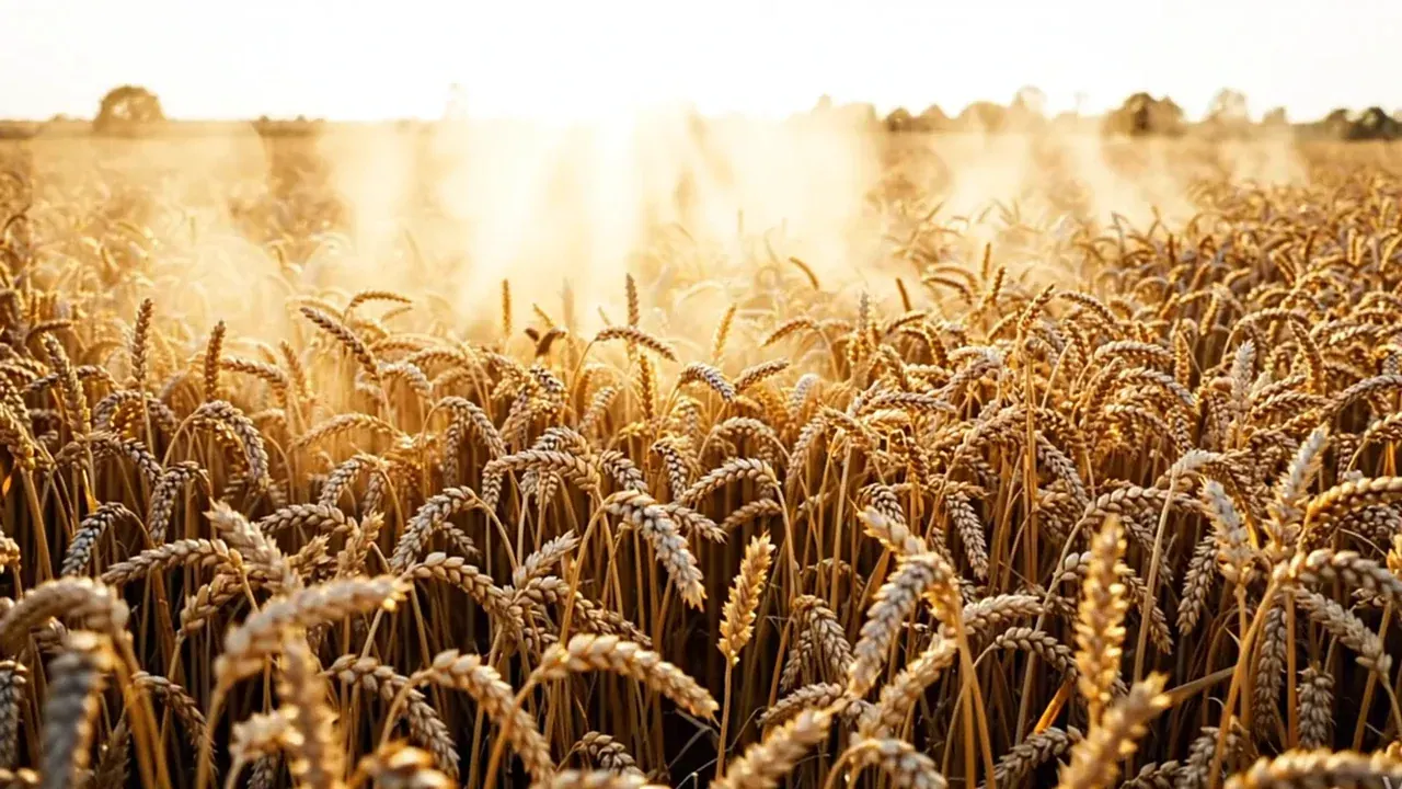 A field of ripe wheat