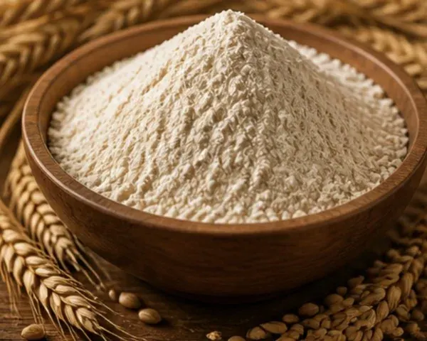A bowl of whole wheat atta