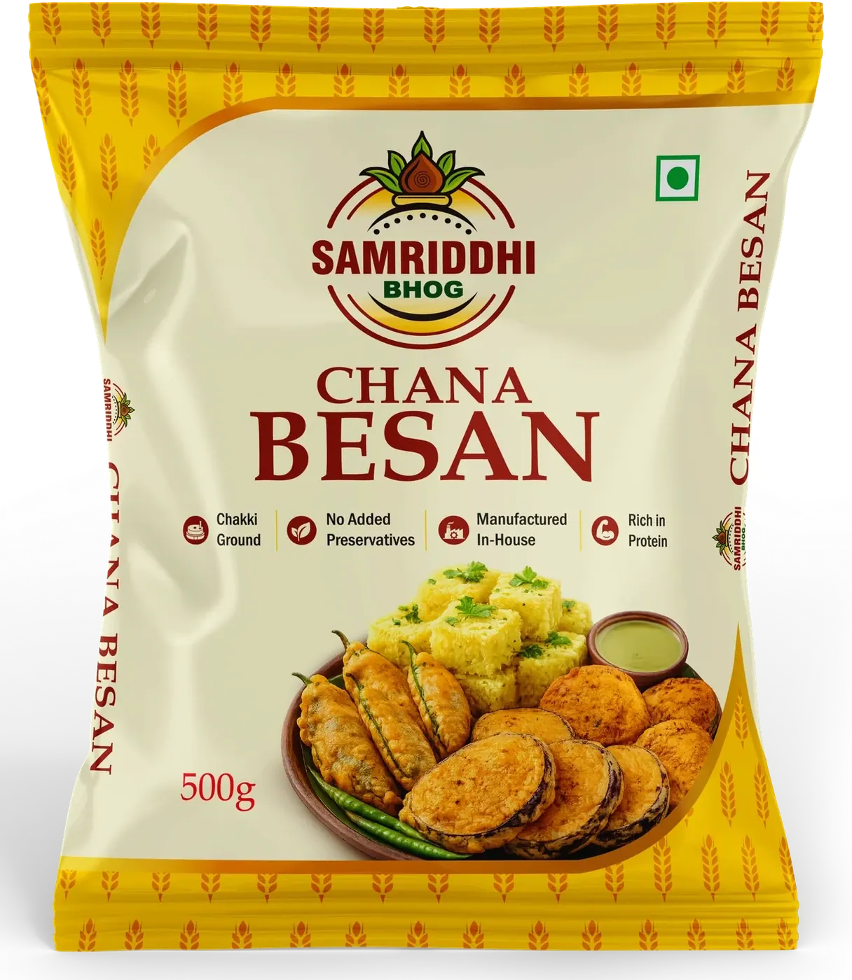 Samriddhi Bhog Chana Besan pack, 500 g