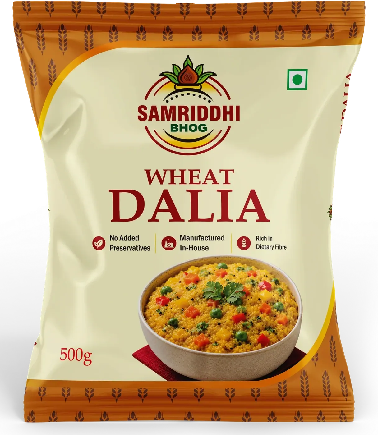 Samriddhi Bhog Wheat Dalia pack, 500 g